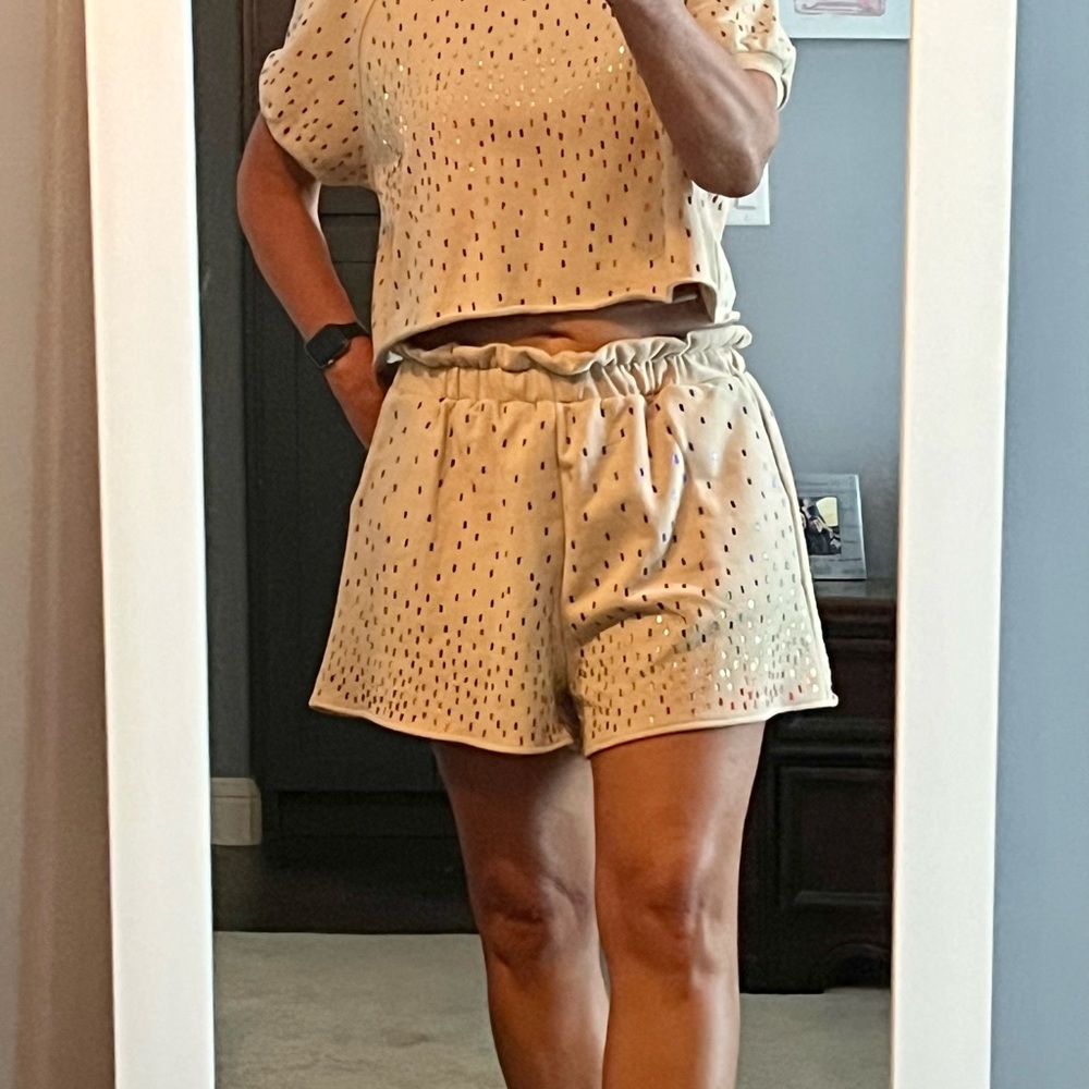 Beige Beaded Bottom